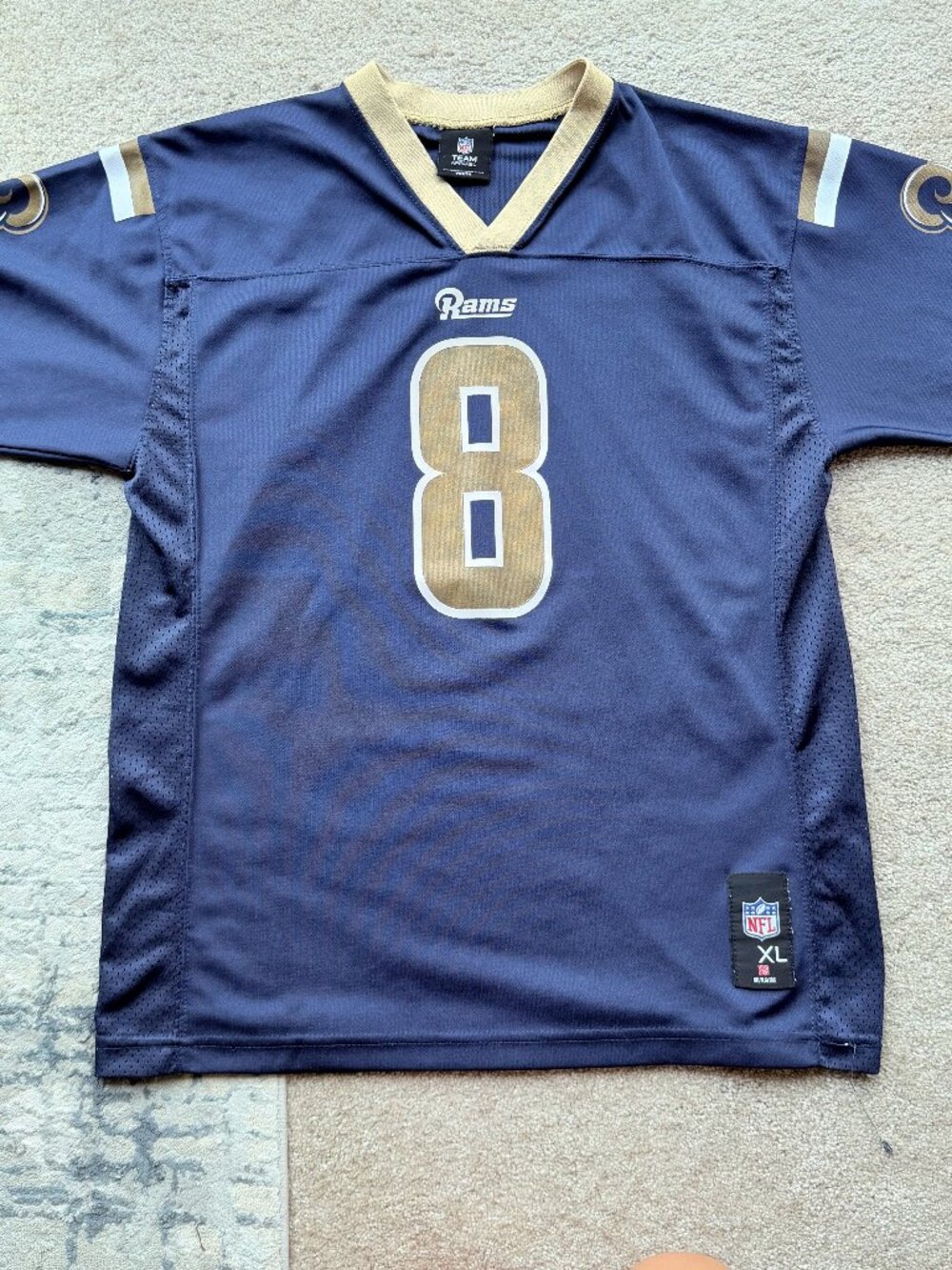 NFL Teams St. Louis Rams Sam Bradford #8 Youth Jersey - Size XL